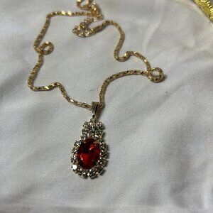 Rhinestone jewelry set